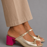 Carolin | Riviera | Eleganta sandaler med bred klack