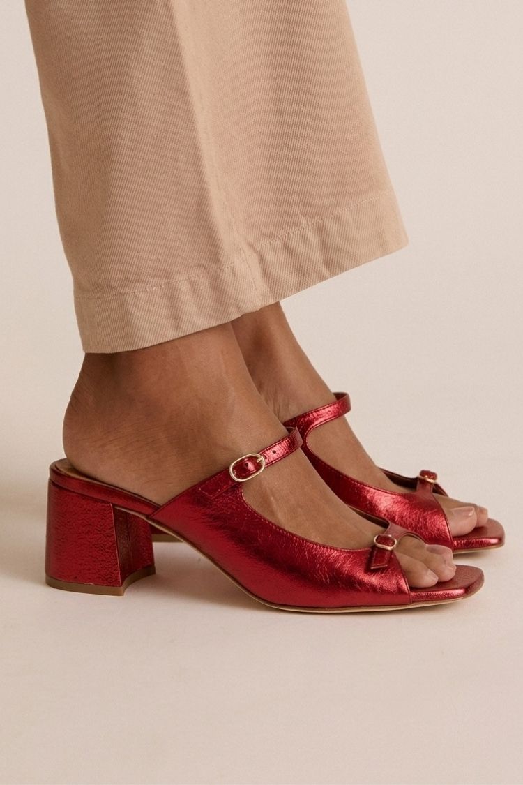 Carolin | Riviera | Eleganta sandaler med bred klack