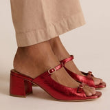Carolin | Riviera | Eleganta sandaler med bred klack