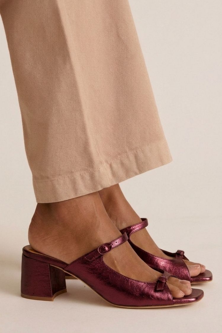 Carolin | Riviera | Eleganta sandaler med bred klack