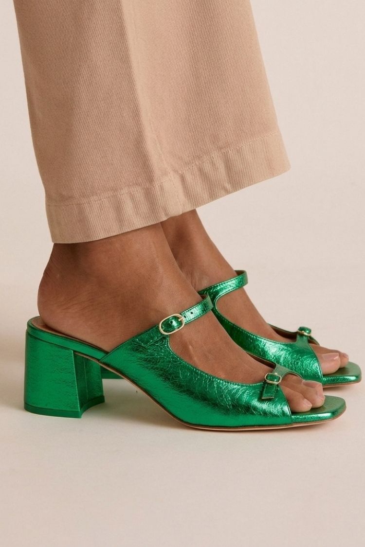 Carolin | Riviera | Eleganta sandaler med bred klack