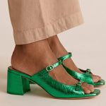 Carolin | Riviera | Eleganta sandaler med bred klack