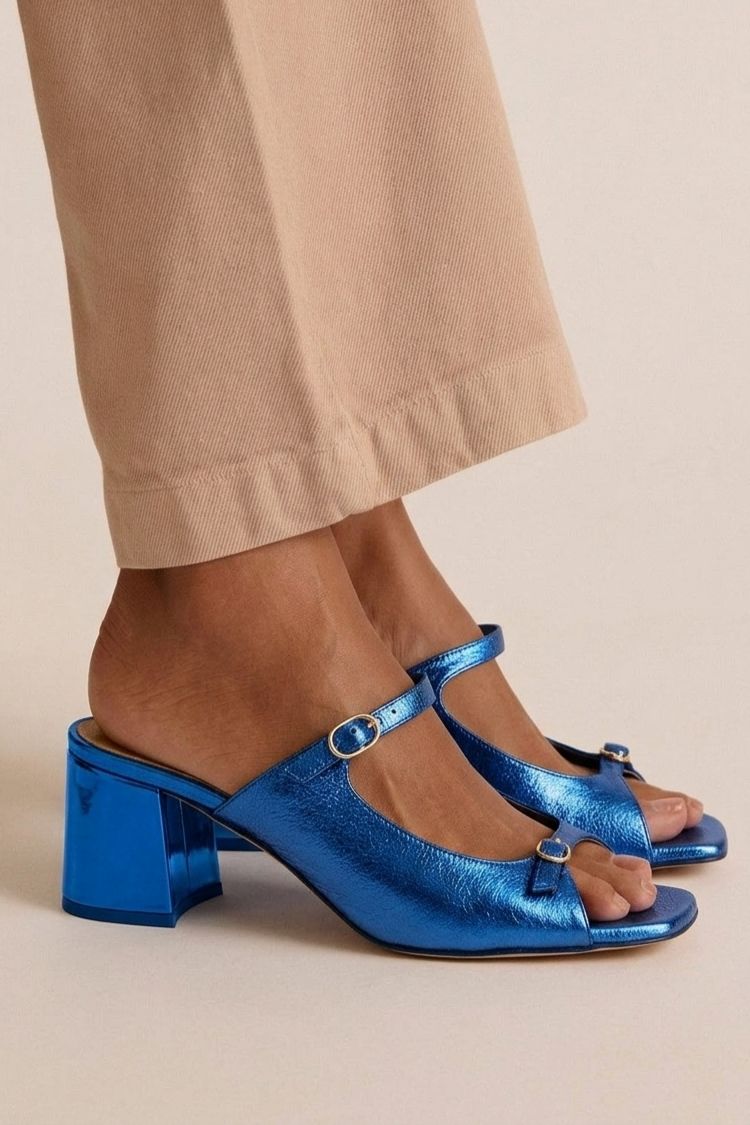Carolin | Riviera | Eleganta sandaler med bred klack
