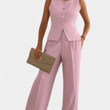 Irmgard | Rosa set med jacka