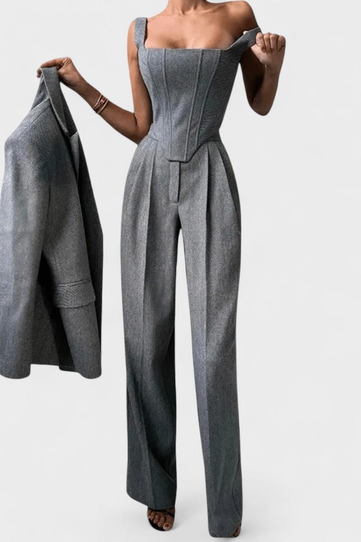 Hella | Elegant grått set