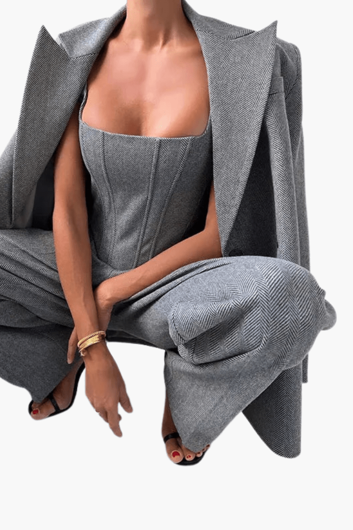 Hella | Elegant grått set