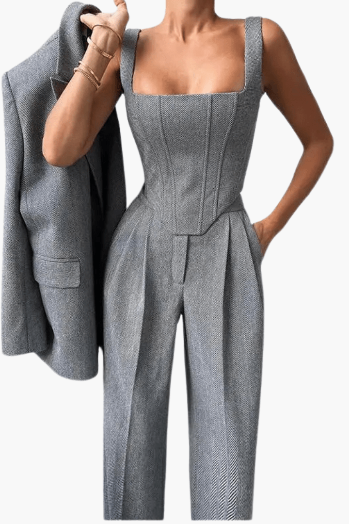 Hella | Elegant grått set