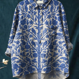 Madlen | Blus med indiskt inspirerade vintageblommor