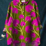 Sabine | T-shirt med blommönster i vintagestil