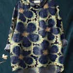 Cäcilia | Ledig blus med vintageblommor