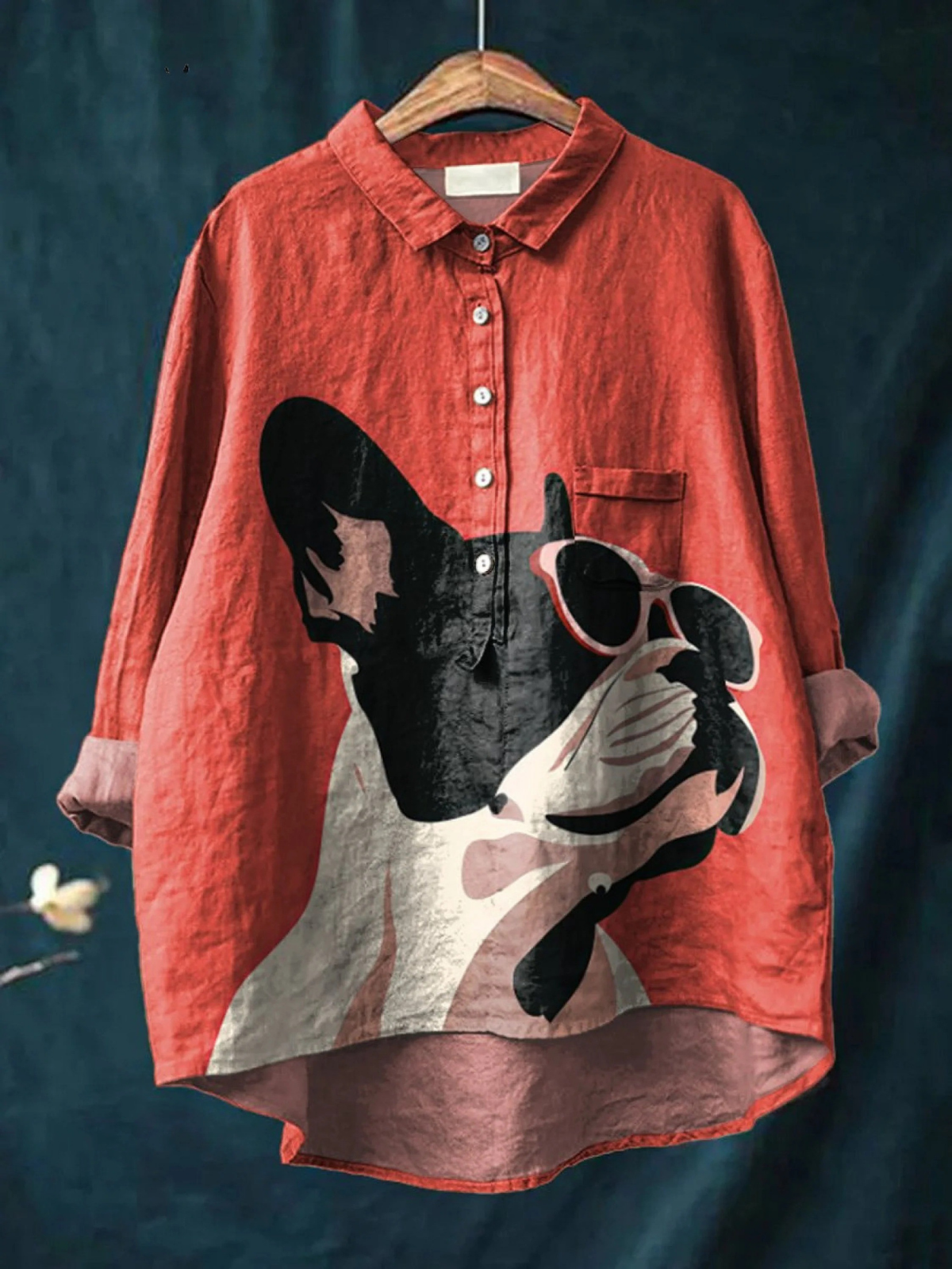 Dagmar | T-shirt med fransk bulldogg
