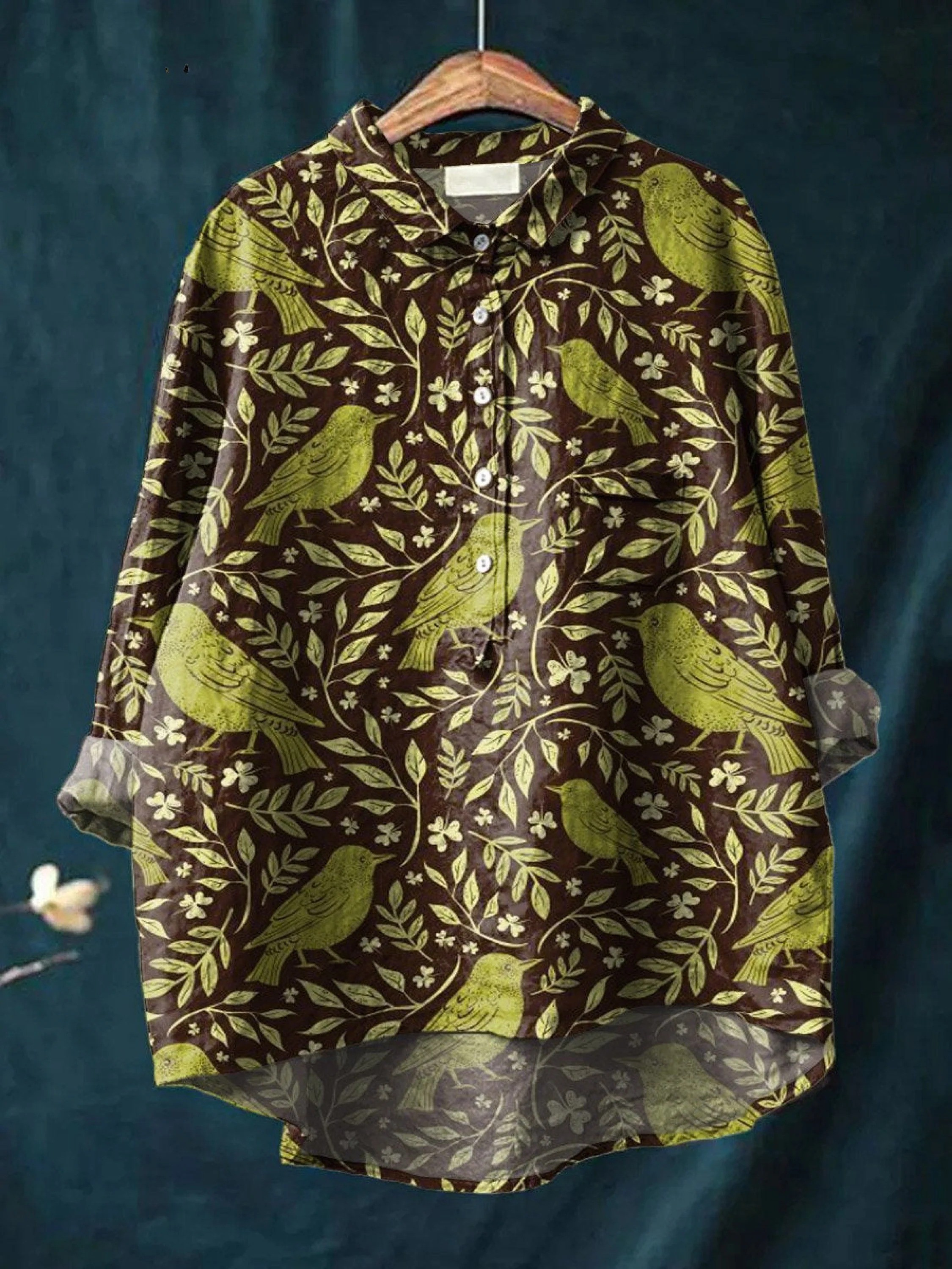 Merle | T-shirt med vintageblommor