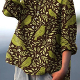 Merle | T-shirt med vintageblommor