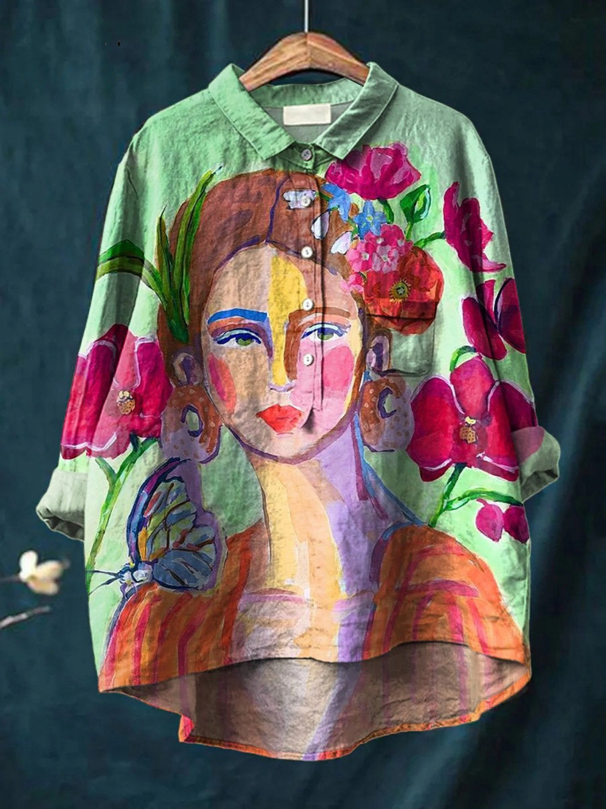 Annemarie | T-shirt med porträtt i oljemålningsstil