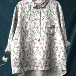 Ilse | Blus med rosa vårblommor